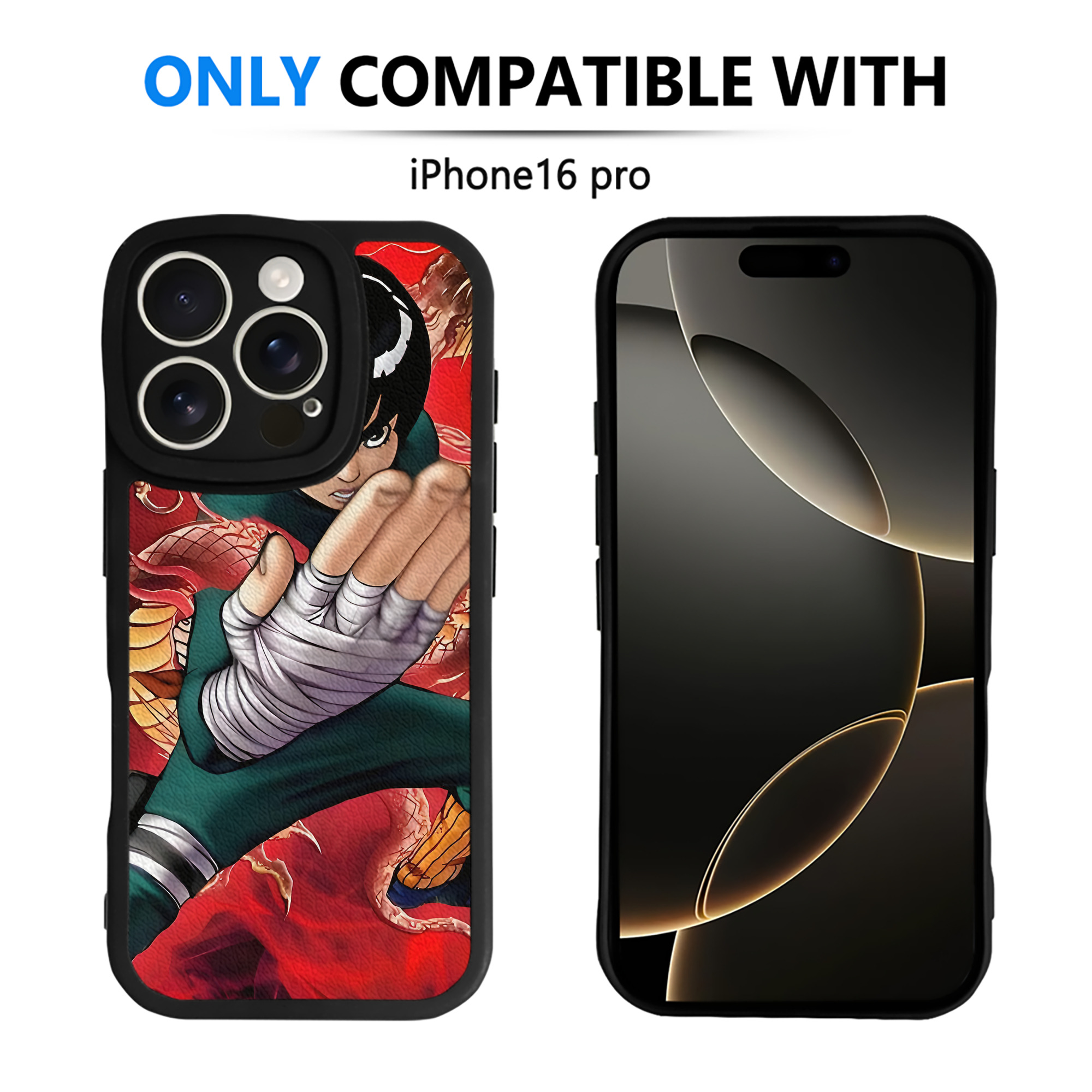 （画像用） NARUTO -ナルト- NARUTO -ナルト- 疾風伝 【iPhone 16シリーズ対応】シリコンスマホケース（レザー調） 材質：シリコン